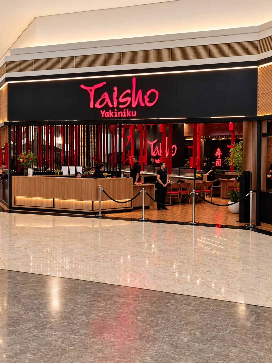 Fachada do restaurante Taisho Yakiniku